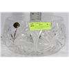 Image 1 : LARGE ESTATE PINWHEEL CRYSTAL BOWL 9.5" DIAMETER