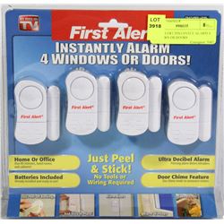 FIRST ALERT INSTANTLY ALARM 4 WINDOWS OR DOORS