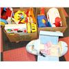 Image 2 : 2 BOXES OF FISHER PRICE INCL. LITTLE PEOPLE, CRIB