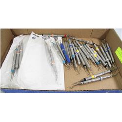 LOT OF DENTAL SCALERS