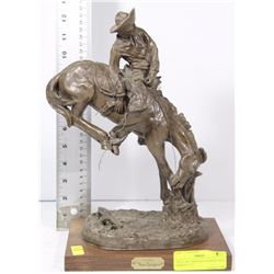 "OUTLAW" FREDERIC REMMINGTON  APPROX 13"H STATUE