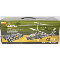 SUPER DYNA HAWK GX BLACK GUARD REMOTE HELICOPTER