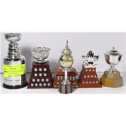 COMPLETE SET OF NHL HOCKEY TROPHIES COLLECTIBLES