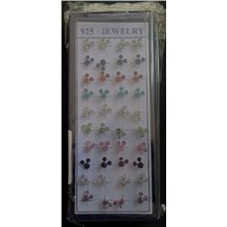 LOT OF 20 PAIRS OF MICKEY MOUSE STUD EARRINGS