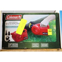 COLEMAN UNIVERSAL QUICK PUMP