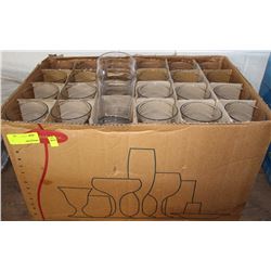 CASE OF 48 GLASS 20oz TUMBLERS