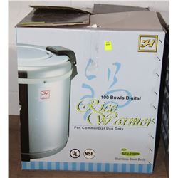 100 BOWL COMMERCIAL RICE WARMER