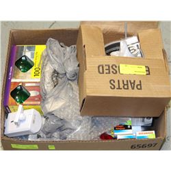 BOX OF LIGHT BULBS & COFFEE FILTER