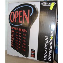 NEWON OPEN SIGN