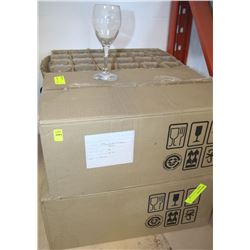 FOUR BOXES OF OF WINE GLASSES