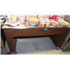 Image 1 : BUFFET STAINLESS STEEL TOP SERVICE TABLE ON WHEELS