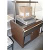 Image 1 : BUFFET ICE SALAD TABLE WITH SNEEZE GUARD ON WHEELS