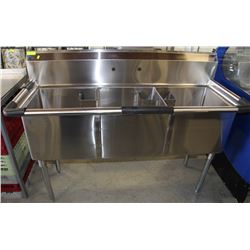 ME11 18"X18" TRIPLE COMPARTMENT SINK - CONDITION