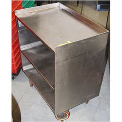 STAINLESS STEEL CART WITH WHEELS