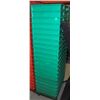 Image 1 : 21 GREEN DOUGH BINS ON CART