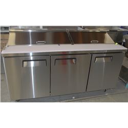 ME12 MSF9304 TWO DOOR PREP TABLE - CONDITION NEW