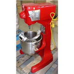 RED BLAKELY 60 QUART INDUSTRIAL MIXER WITH ALL