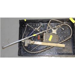 BLACK TRAY WITH CAN OPENER & DISH HOSE