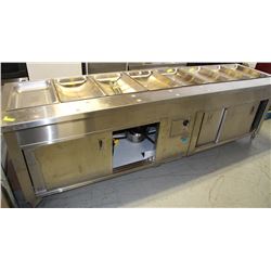 EIGHT WELL STEAM TABLE