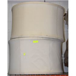 2-CHANDELIER LAMP SHADES