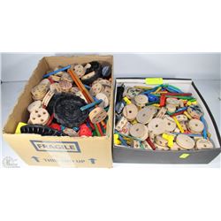 TWO BOXES OF TINKER TOYS