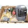 Image 1 : FLAT OF WELDING SUPPLIES INCL HAND RIVETER,AIR