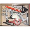 Image 1 : FLAT OF PLUMBING TOOLS INCL. RIDGID, IPEX,