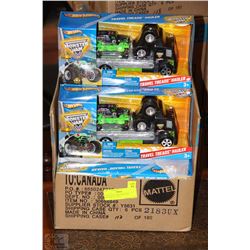 CASE OF 6PCS MONSTER JAM HOTWHEELS  SETS