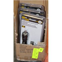 CASE OF 6PCS 5LED PRECISION SCREWDRIVER FLASHLIGHT