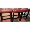 Image 1 : 3 LEATHERETTE BAR STOOLS