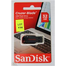 NEW SANDISK 32GB USB FLASHDRIVE