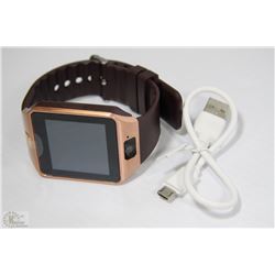 NEW BLUETOOTH SMART WATCH WITH CAMERA  (COPPERTONE