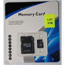 NEW 32GB MICRO SD CARD WITH ADAPTOR