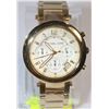 Image 1 : NEW AUTHENTIC MICHAEL KORS GOLD PLATED UNISEX WATCH