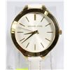 Image 1 : NEW AUTHENTIC MICHAEL KORS WOMENS WATCH WHITE BAND