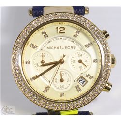NEW MICHAEL KORS 39MM CHRONOGRAPH DATE UNISEX WATCH