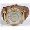 Image 6 : NEW MICHAEL KORS 38MM GOLD PLATED CASE UNISEX