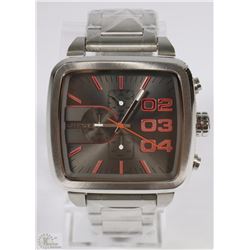NEW DIESEL JUMBO 49MM TRIPLE CHRONOGRAPH S/S WATCH