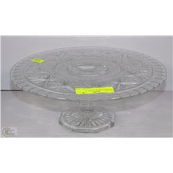 CRYSTAL CAKE PLATTER