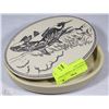 Image 1 : SCRIMSHAW ORCA DESIGN LIDDED TRINKET DISH