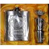 Image 1 : STAINLESS STEEL 7OZ JACK DANIELS FLASK & TUMBLER