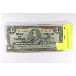 1937 CANADIAN ONE DOLLAR BANKNOTE