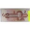 Image 1 : 2 CANADIAN TWO DOLLAR BILLS UNCIRCULATED WITH