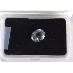 AQUAMARINE BERYL 4.65CT LIGHT BLUE WITH COA