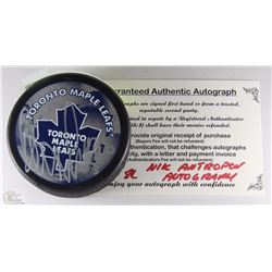 NIK ANTROPOV GUARANTEED AUTHENTIC AUTOGRAPH PUCK
