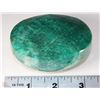 Image 1 : 1499.45CT GREEN BERYL OVAL FACETED W/ APPRAISAL