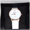 Image 1 : XIAN BEIN WOMENS WATCH WHITE STRAP