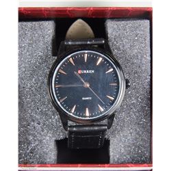 CURREN QUARTZ WATCH BLACK STRAP