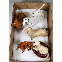 LOT OF 5 BESWICK FIGURES MADE IN ENGLAND