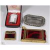 Image 1 : BOX OF ESTATE  VINTAGE LIGHTERS AND MINI TRAY